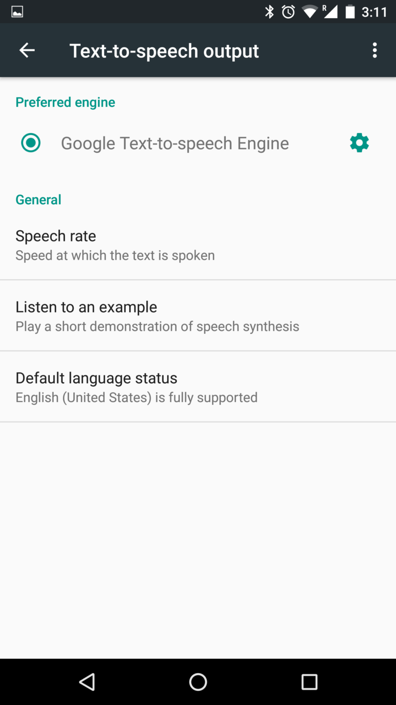 Google Text-to-speech adds multiple male and female voices - Android ...