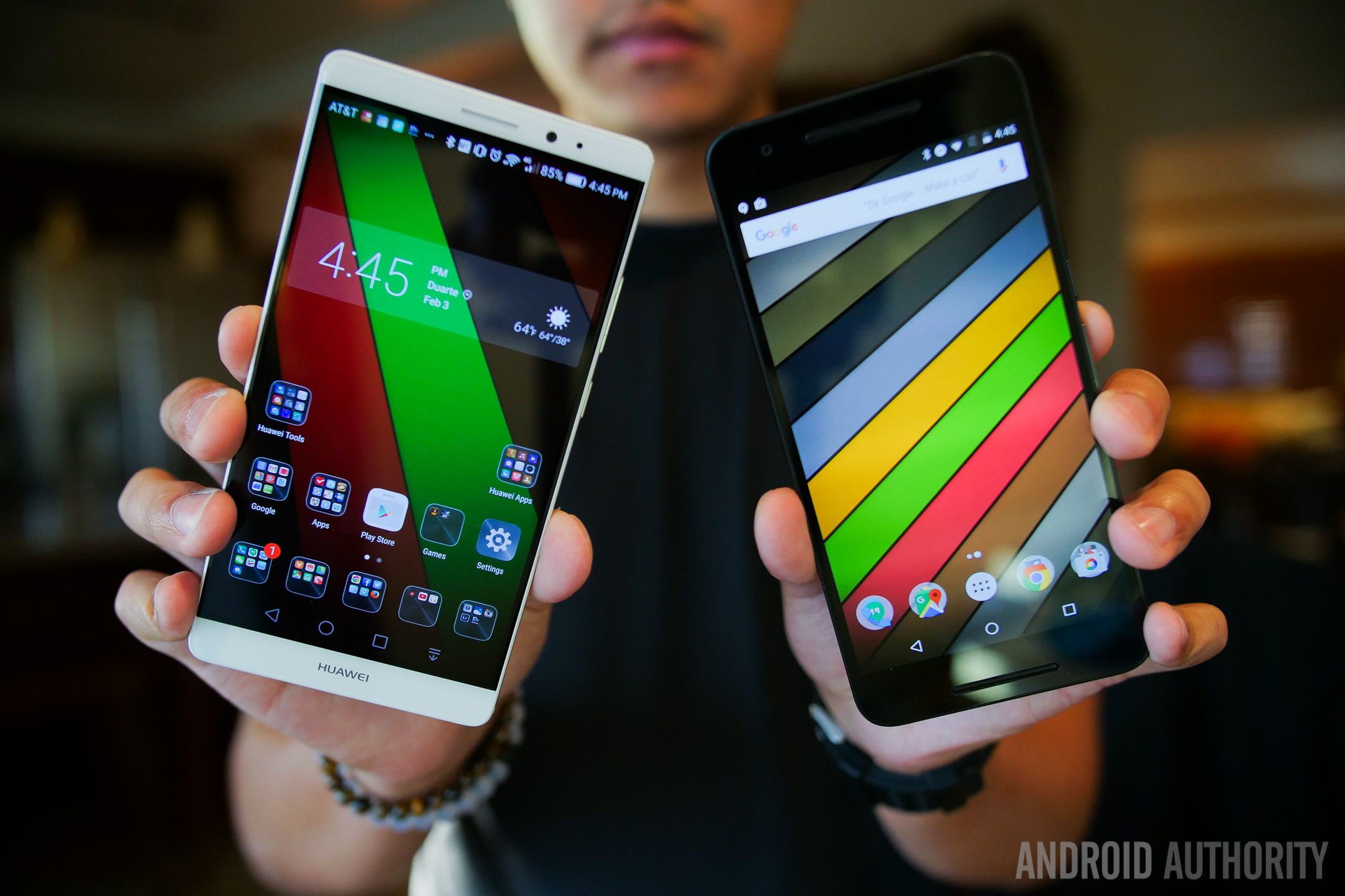 Neem de telefoon op Noordoosten Sanctie Huawei Mate 8 vs Nexus 6P - Android Authority