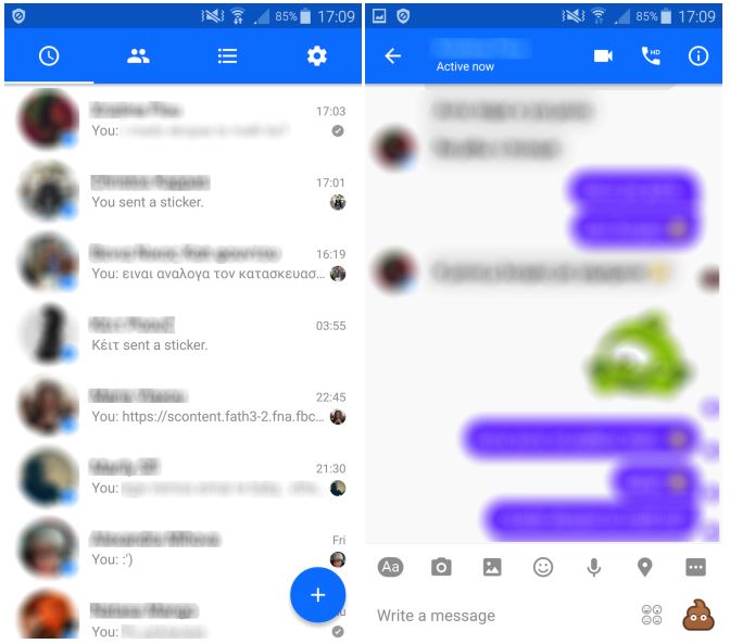 messenger sms