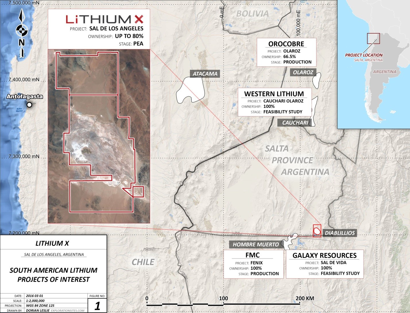 Figure 1: Sal de los Angeles Project (CNW Group/Lithium X Energy Corp.)