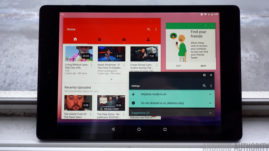 Android N freeform windows mode