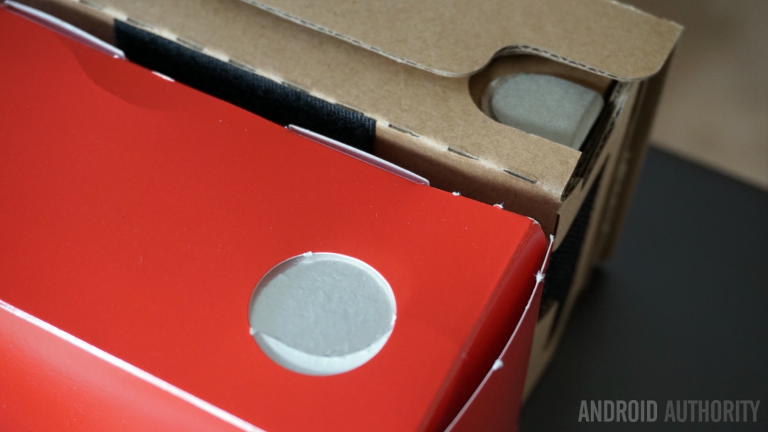 Happy Goggles Google Cardboard buttons