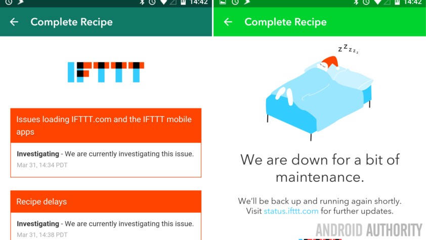 IF DO IFTTT Android Wear