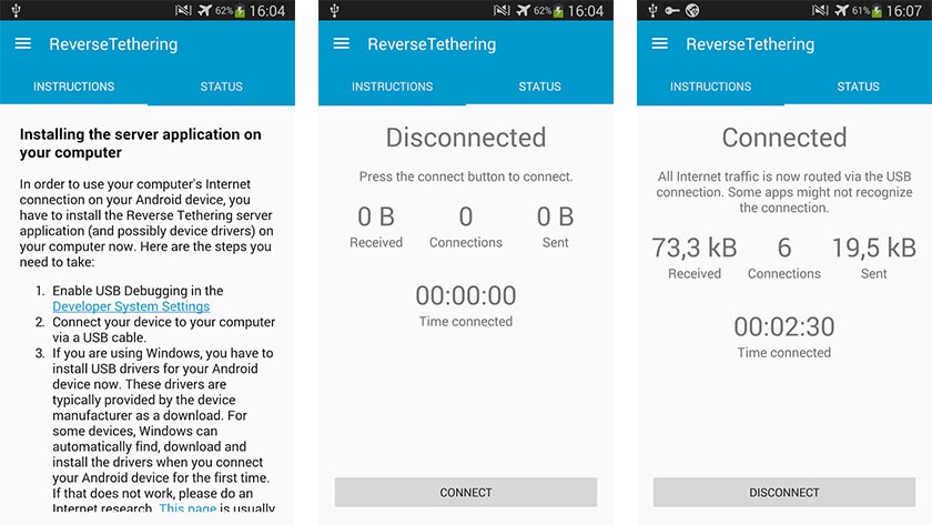 Reverse Tethering NoRoot Android Apps Weekly