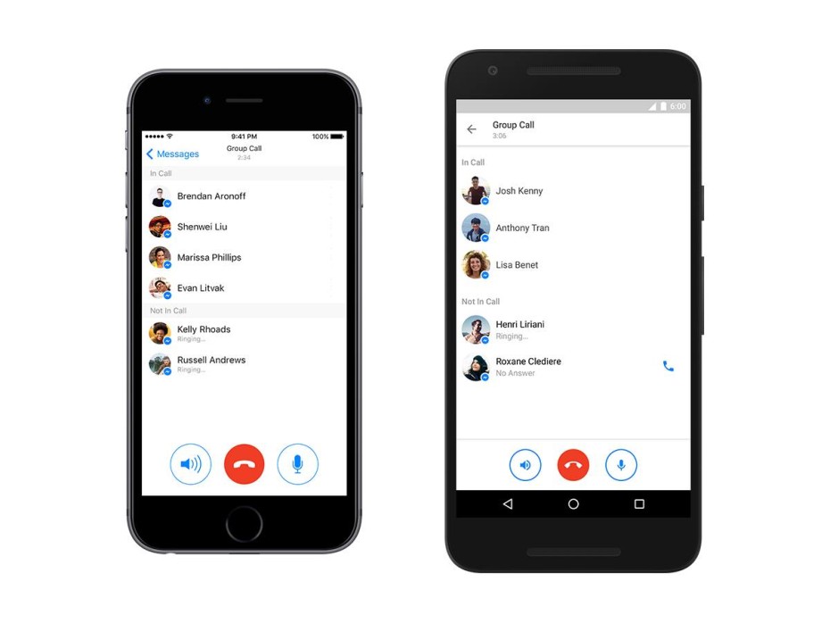 Facebook Messenger now supports group calls