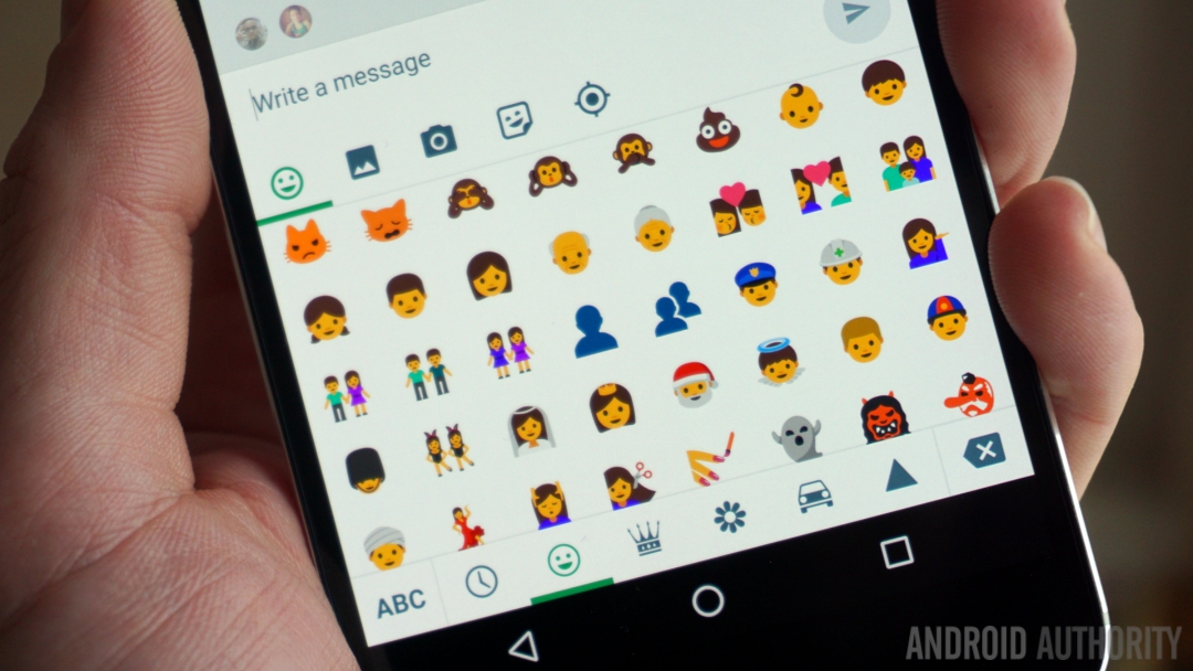 Android emoji keyboard