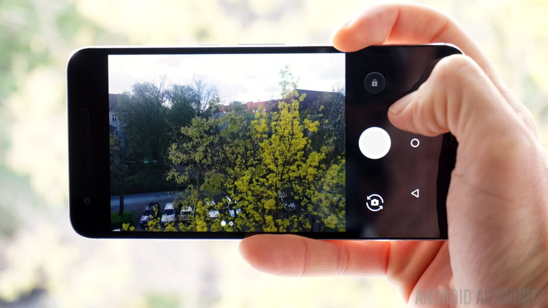 Google Camera interface Nexus 6P Android N