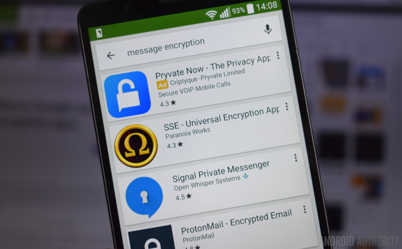 Google Play Encryption Apps