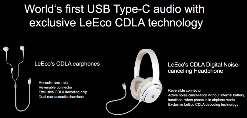 LeEco USB Type-C headphones