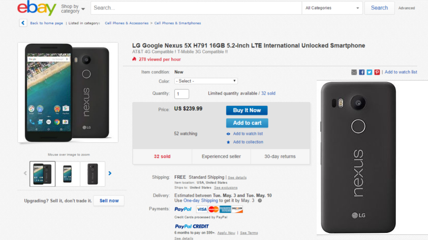 Nexus 5X ebay