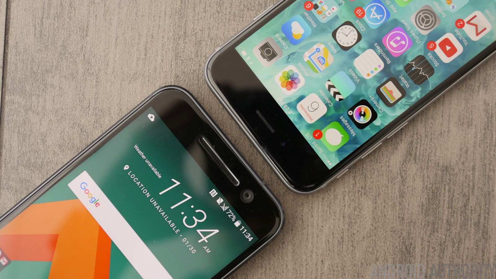 HTC 10 vs iPhone 6S &amp; Plus 1