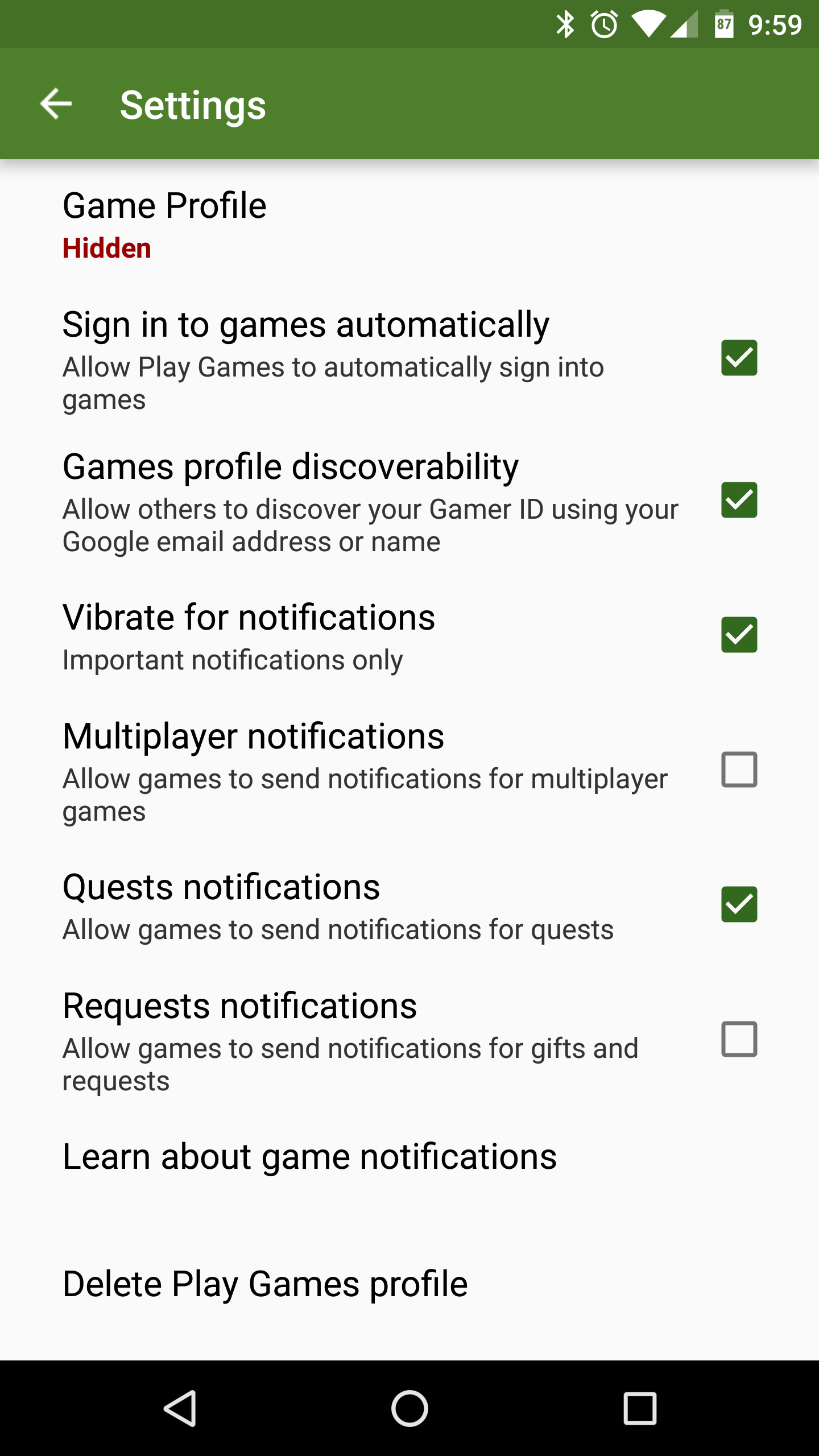 Latest Google Play Games update enables custom Gamer IDs and automatic  sign-in - Android Authority