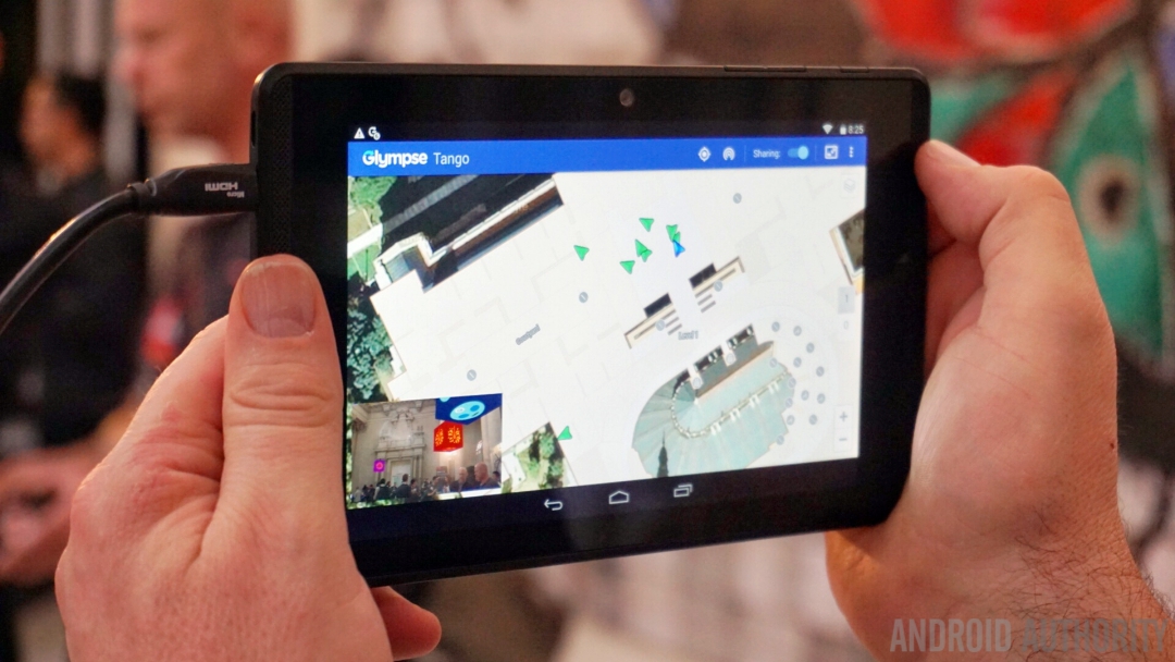 Project Tango tablet Glympse demo