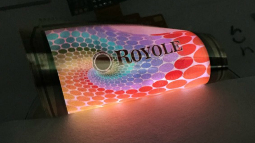 Royole rolled display