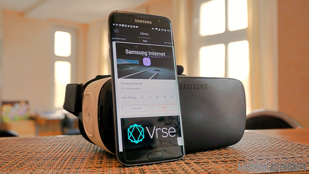 Samsung Gear VR internet