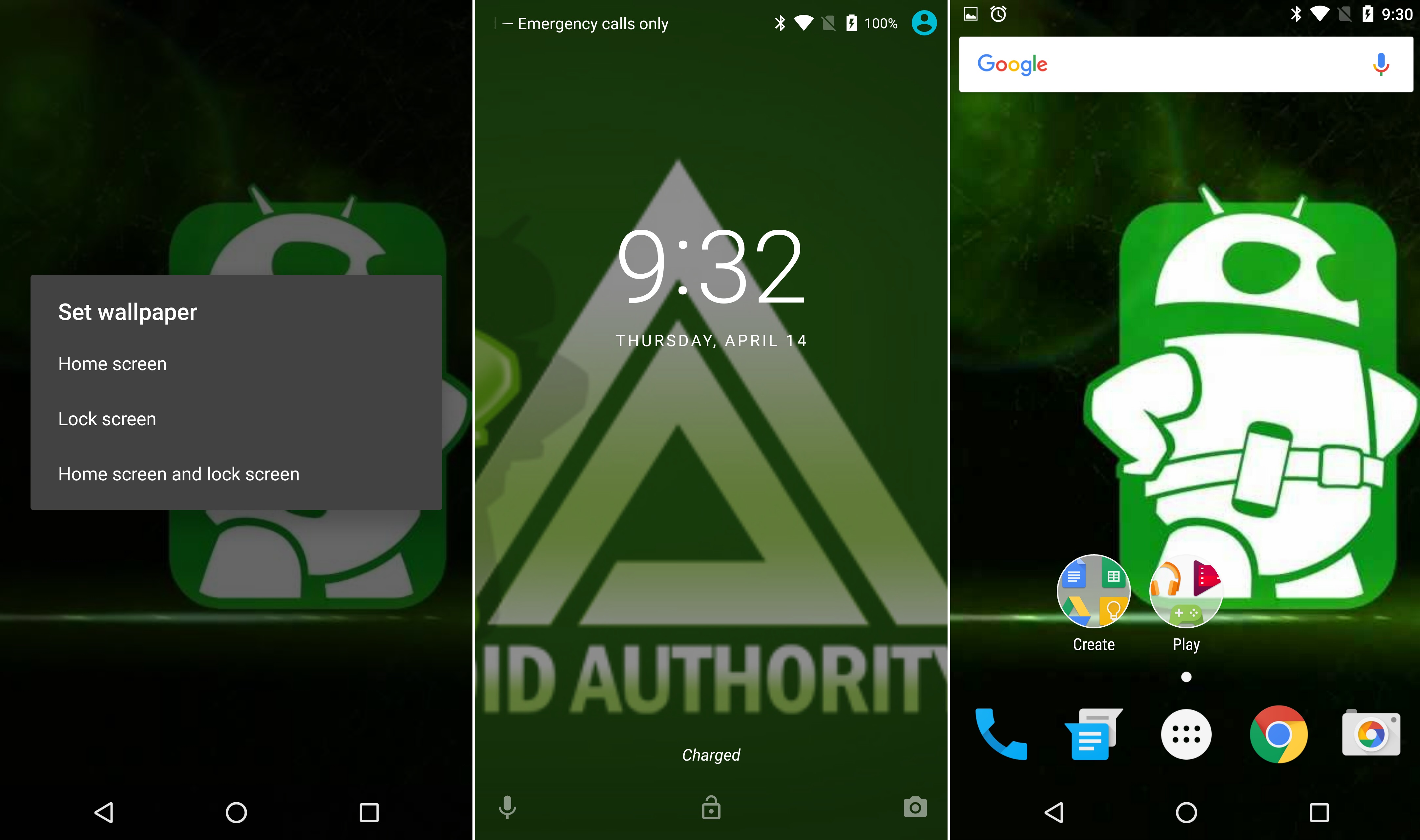 Latest Android N Dev Preview lets you set different wallpapers for  lockscreen and homescreen