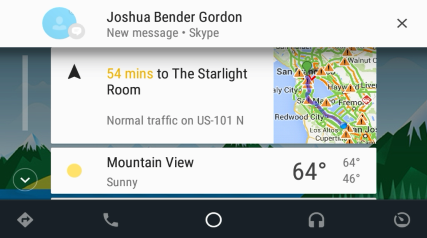 Android Auto notifications