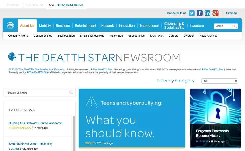 DeATTh Star Newsroom