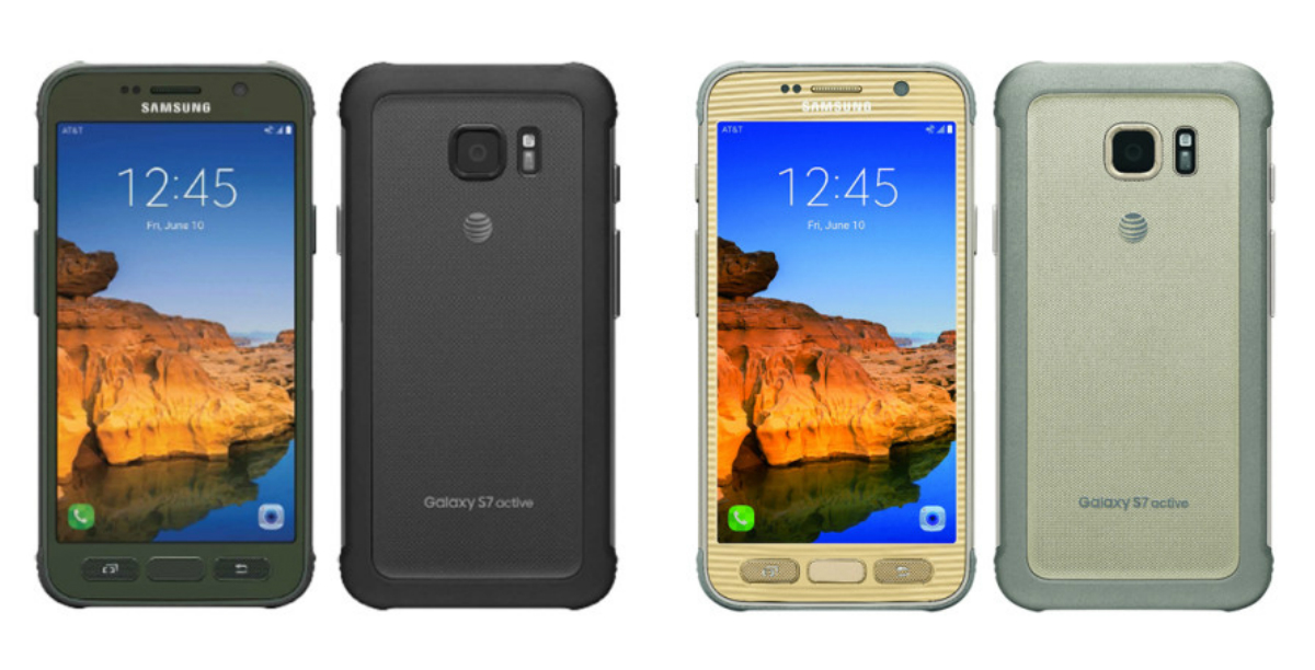 Samsung Galaxy S7 Active black gold
