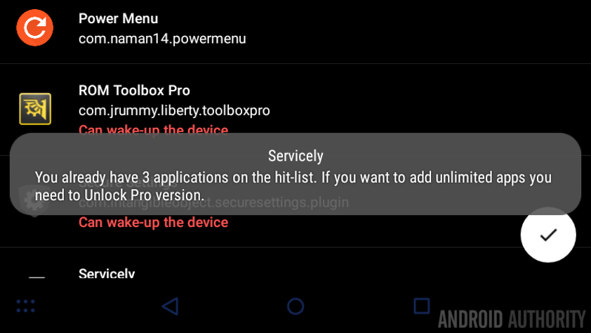 Servicely Android root