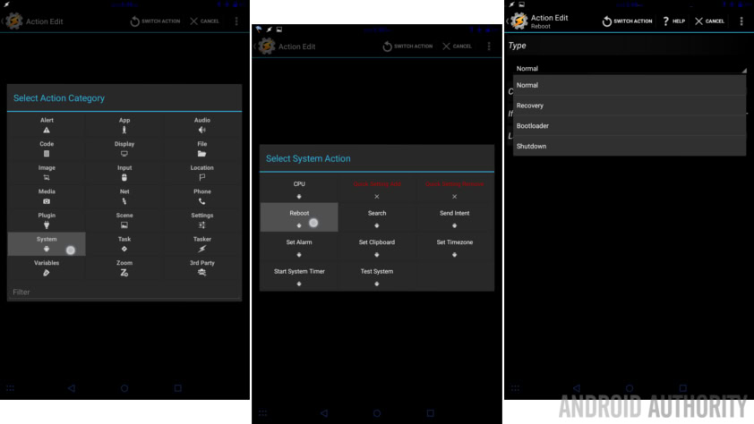 Using Tasker with root reboot phone - customization - Android Authority