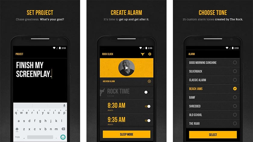 the rock clock google play screenshot Android Apps Weekly
