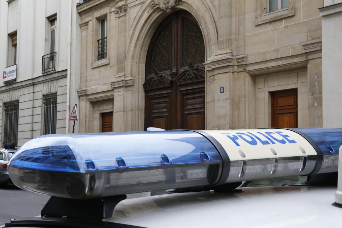 A police car outside the Paris offices of US Internet giant Google on May 24, 2016, in Paris, as police carry out a search as part of a tax fraud investigation. French authorities believe Google owes 1,6 billion euros (USD 1,7 billion) in back taxes, a source close to the matter said in February. Google is one of several multinational corporations that have come under fire in Europe for paying extremely low taxes by shifting revenue across borders in an often complex web of financial arrangements. AFP PHOTO / MATTHIEU ALEXANDREMATTHIEU ALEXANDRE/AFP/Getty Images