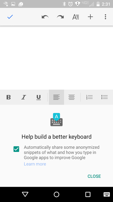google keyboard help