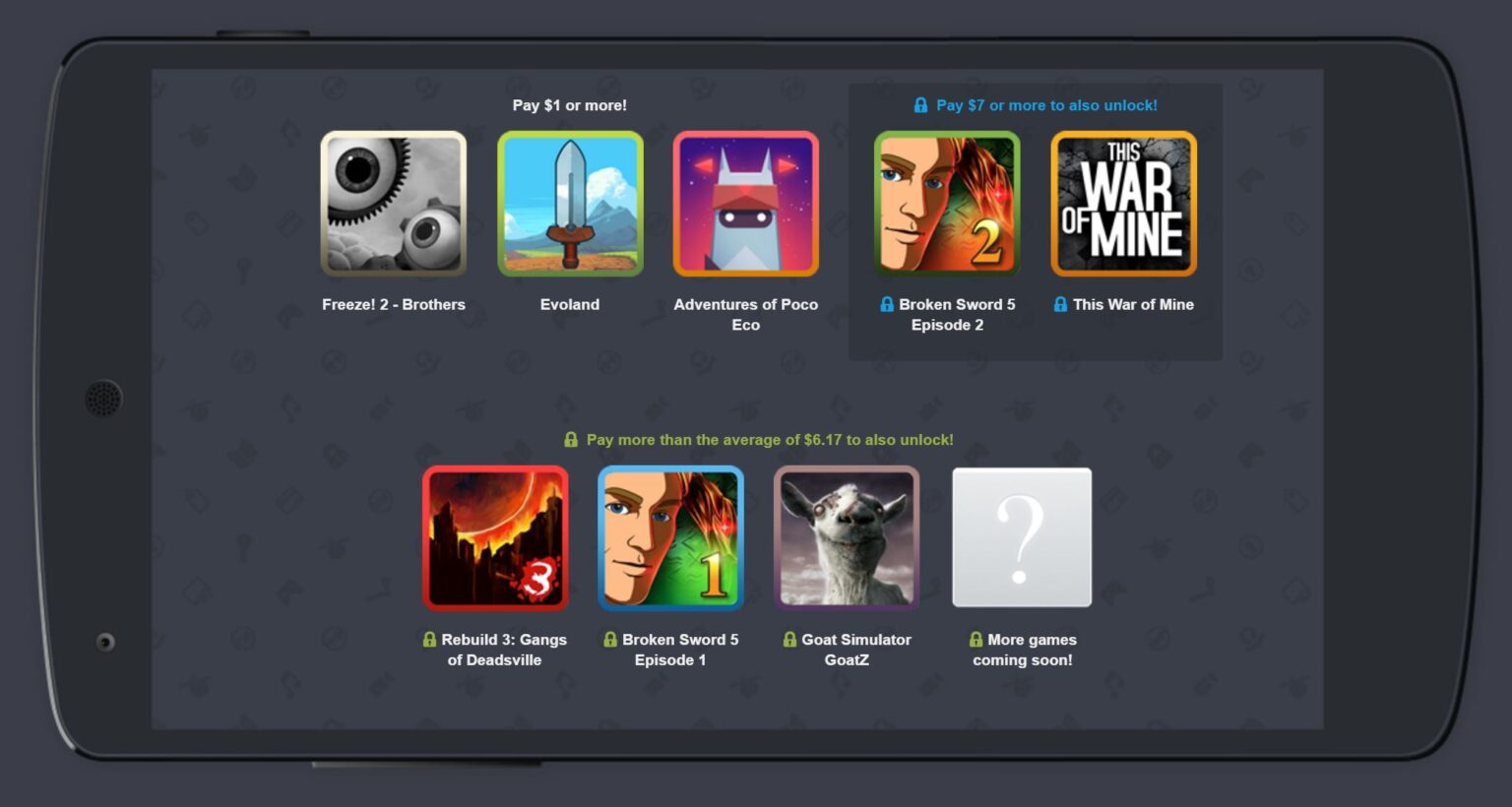 Humble Mobile Bundle makes a return with games like Evoland, This War ...