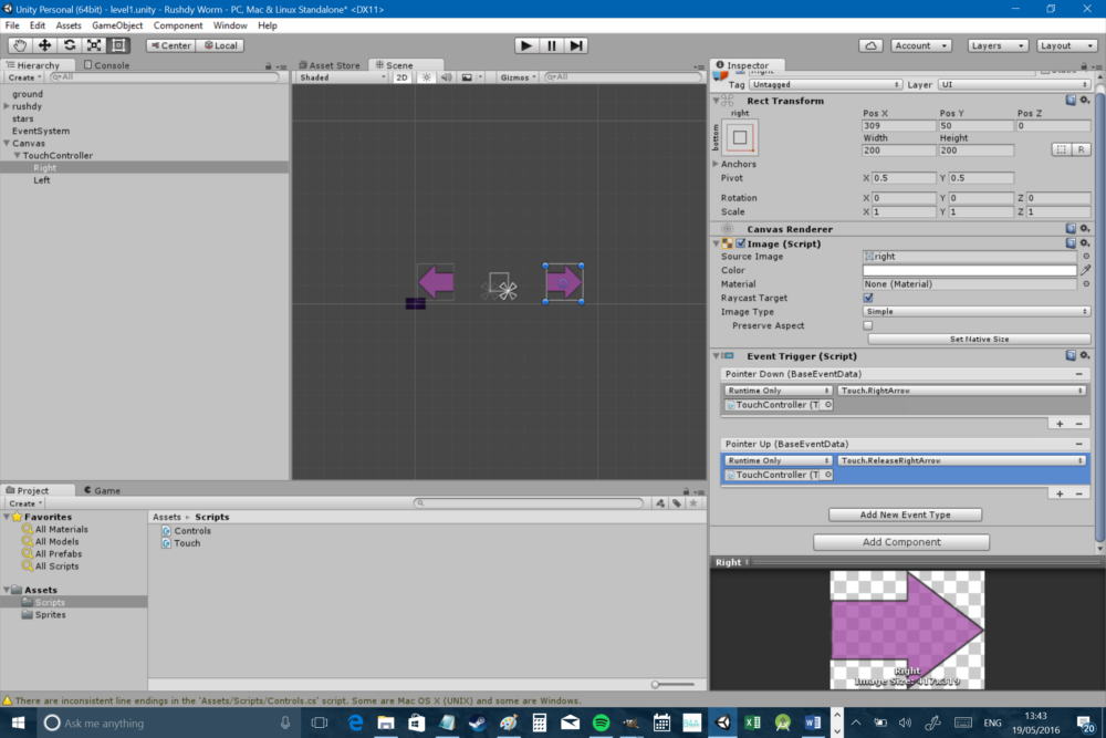 How to create a 2D platformer for Android in Unity - Part one