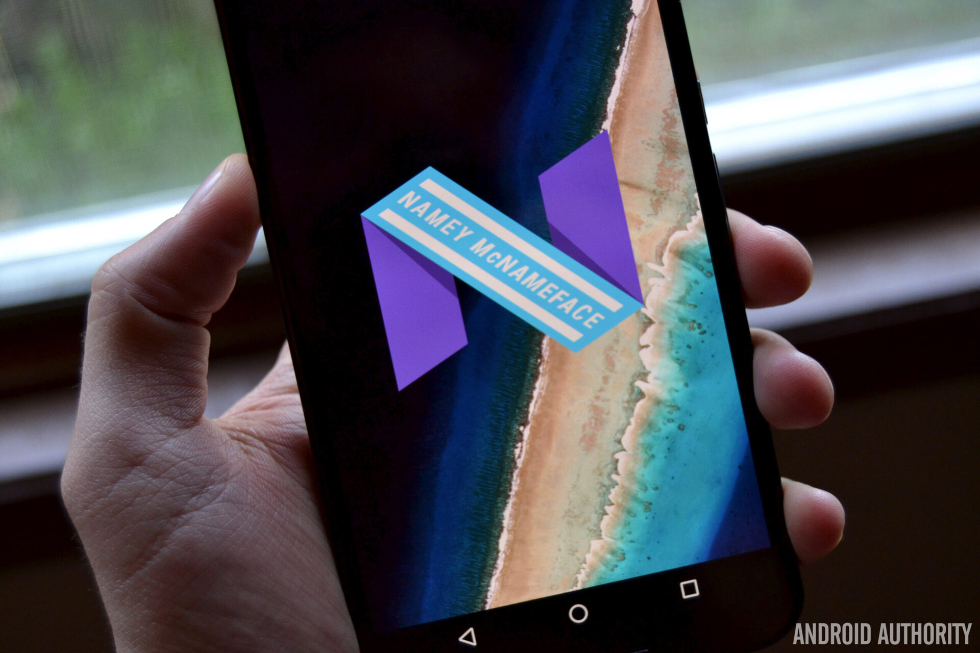 Android N Easter egg Namey McNameface
