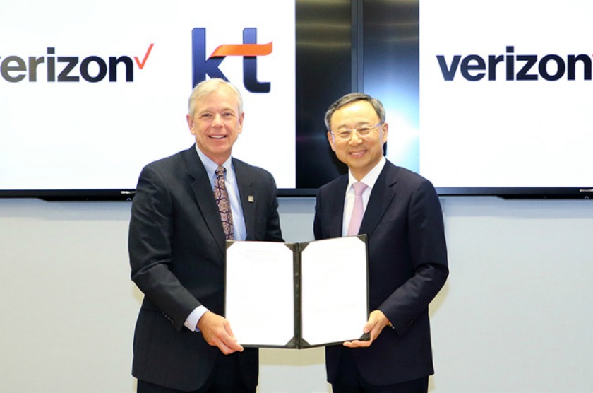 KT Verizon chairmen 5G standard partnership
