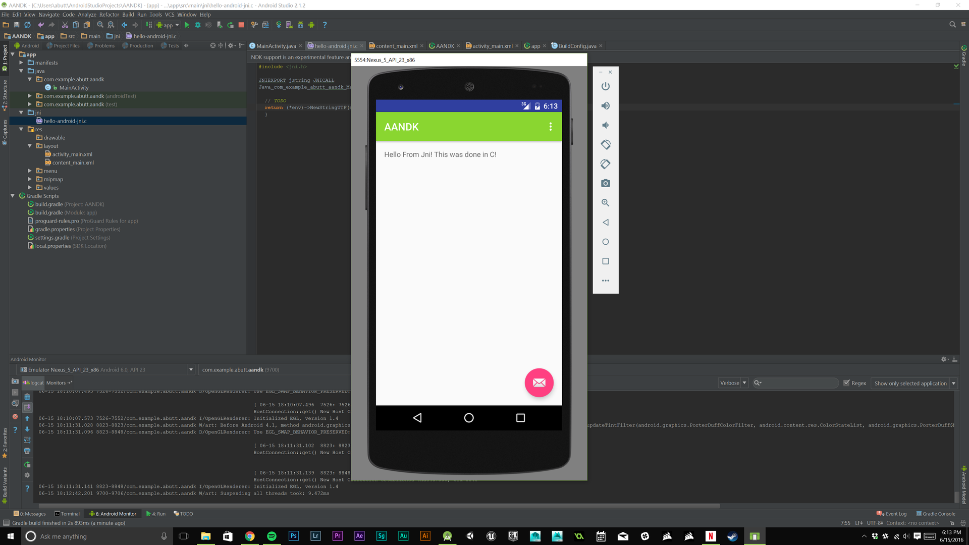 Getting started with Android NDK: Android Tutorial