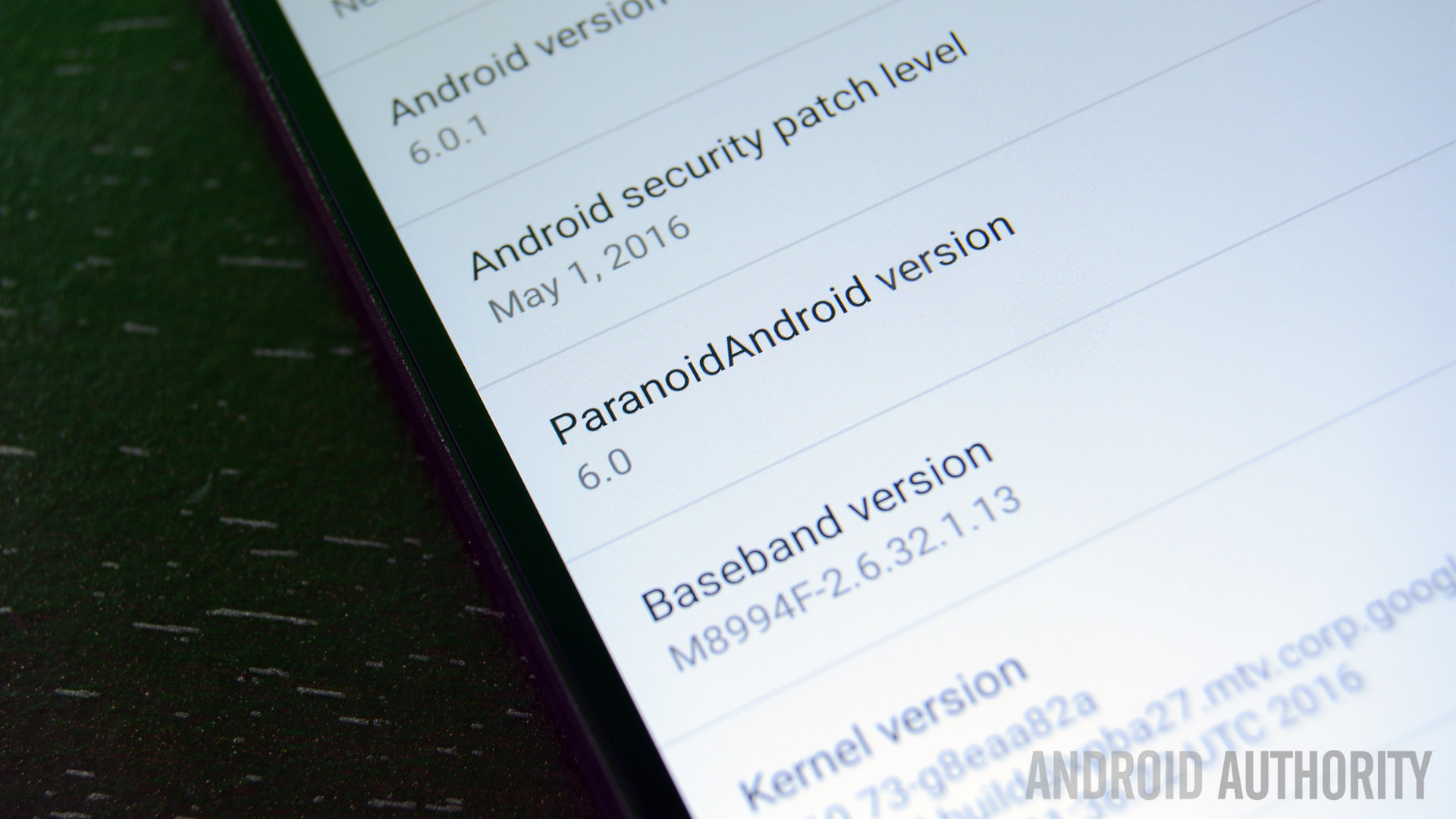 Paranoid Android quick look