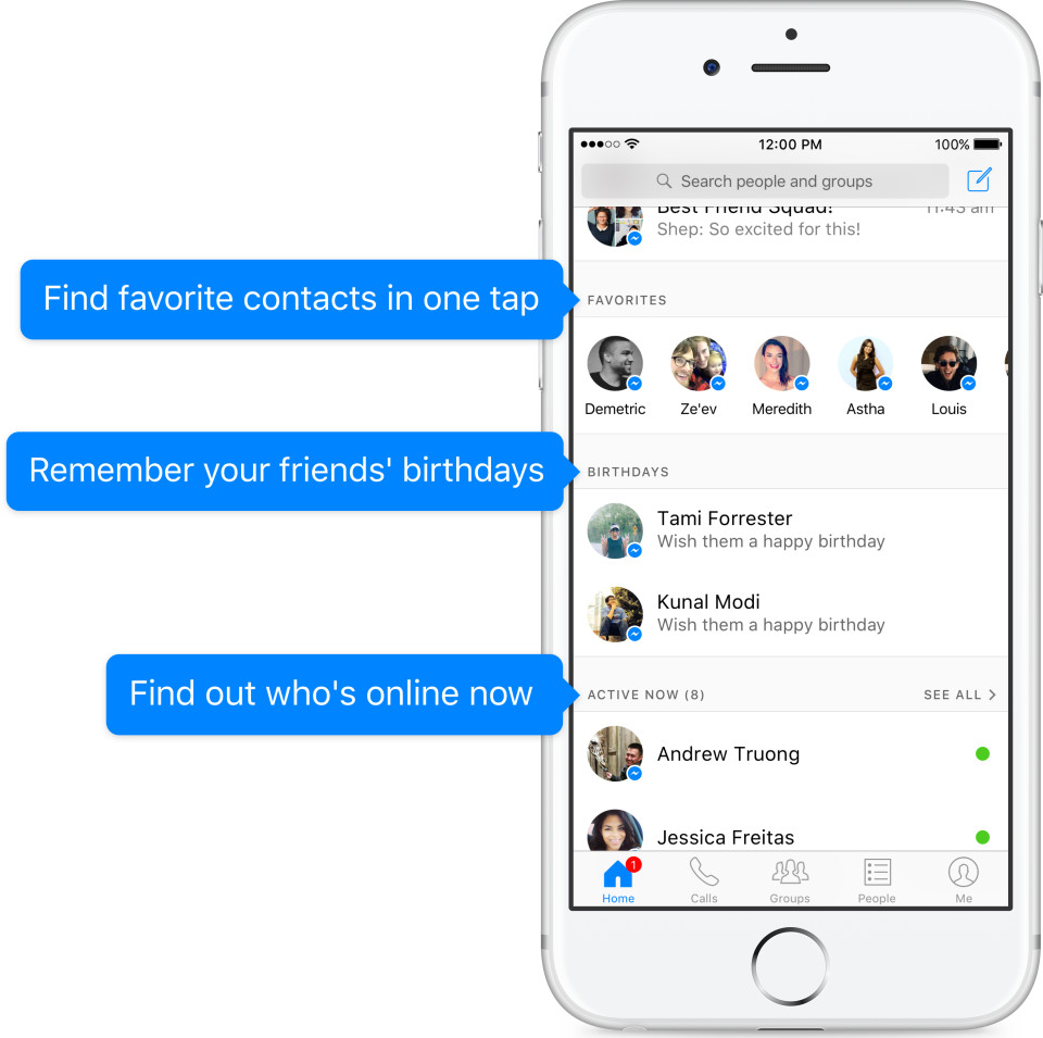 facebook messenger update