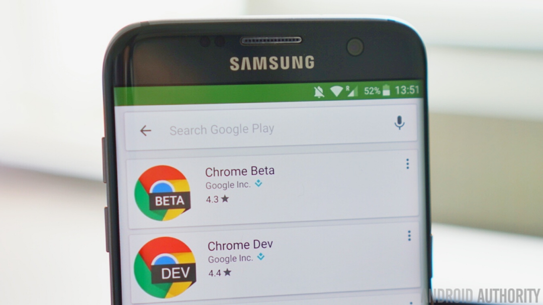 Google Play Chrome Beta Chrome Dev