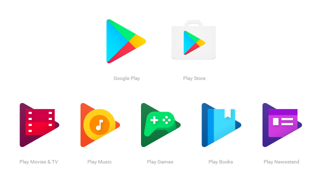 Google Play Icons