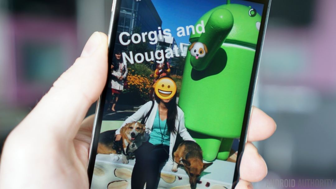 Google Snapchat Android Nougat reveal iOS emoji