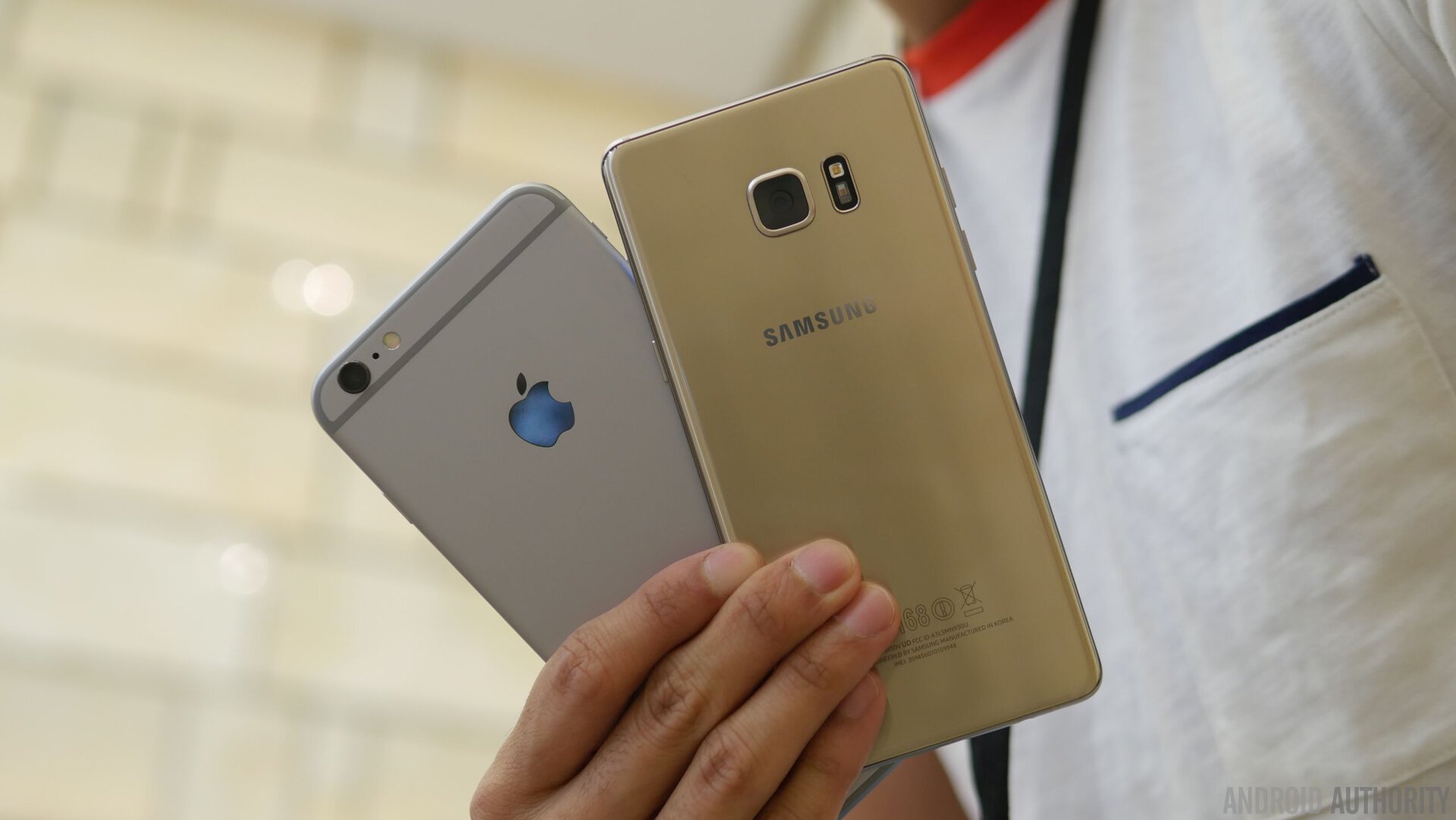 Samsung Galaxy Note 7 vs Apple iPhone 6s Plus first look 11