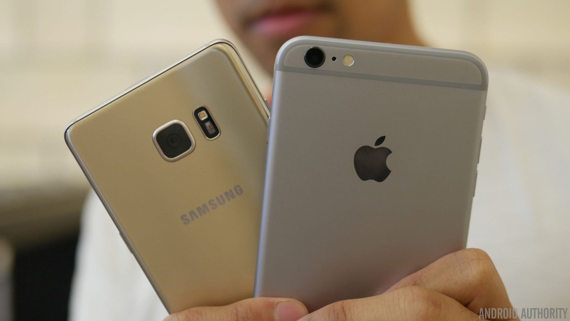 Samsung Galaxy Note 7 vs Apple iPhone 6s Plus first look 3