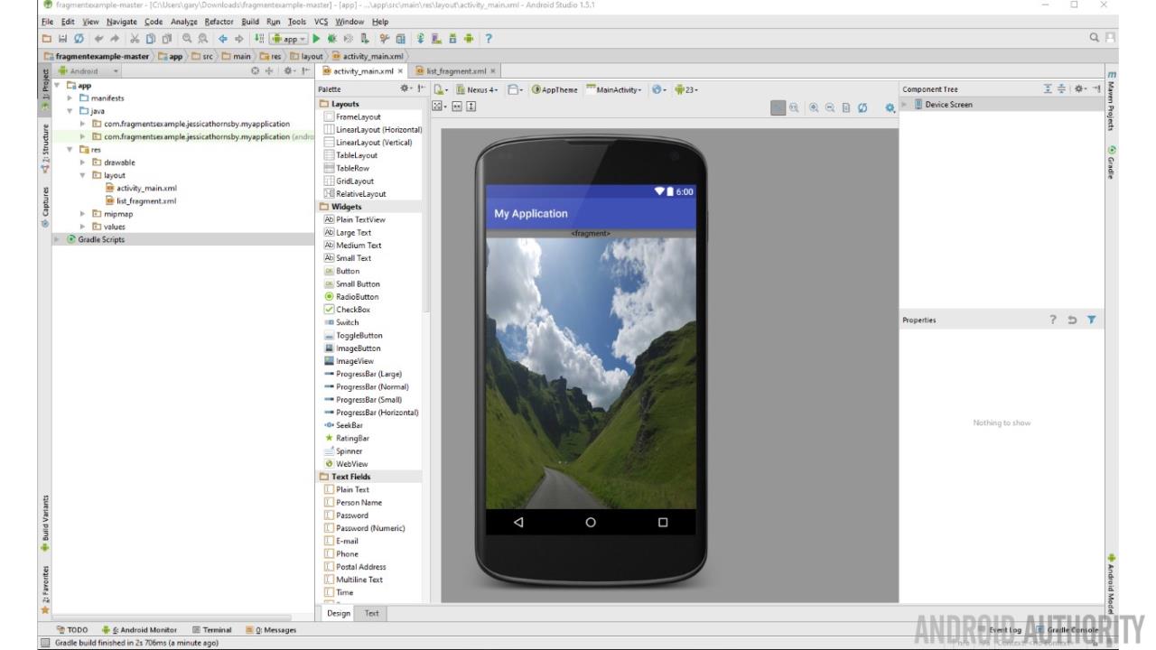android fragments android studio screenshot-16x9-720p