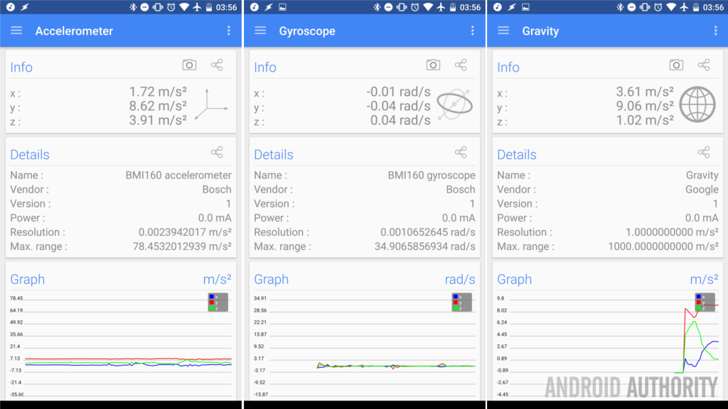 Android Sensors Multitool