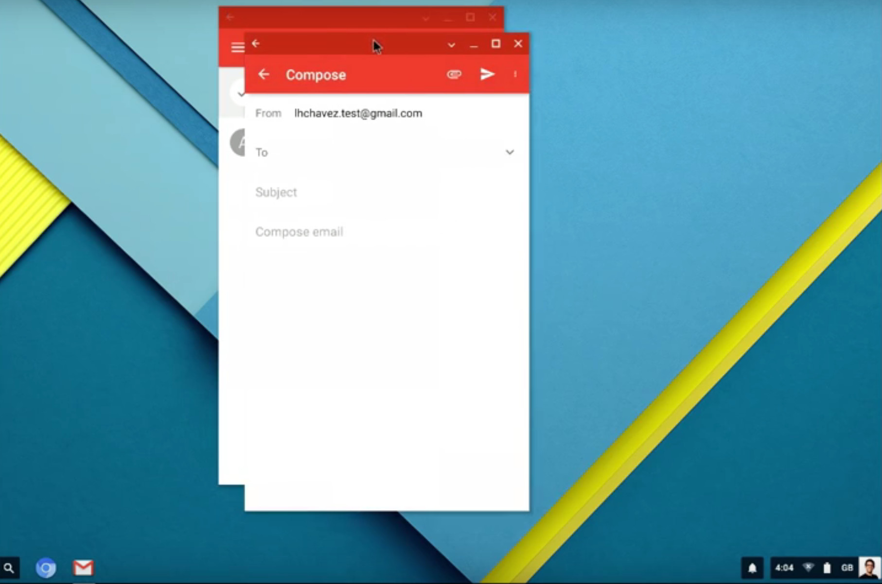 Gmail on Chrome