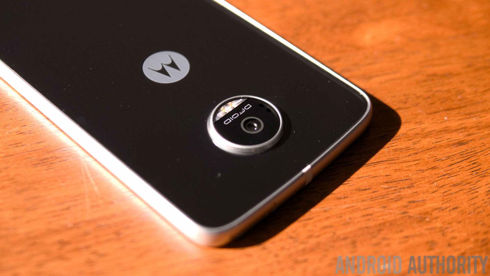 The Moto Z Play Droid rear view with the Snapdragon 625, one of the best Android processors