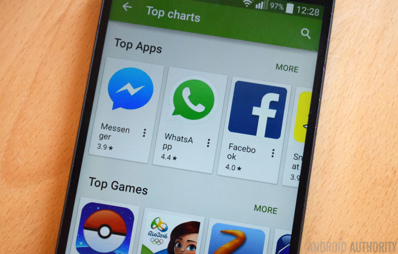 Play Store Top Charts