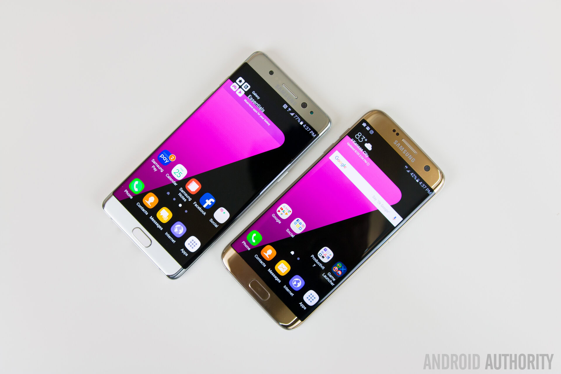 Samsung Galaxy Note7 versus Samsung Galaxy S7 Edge-2