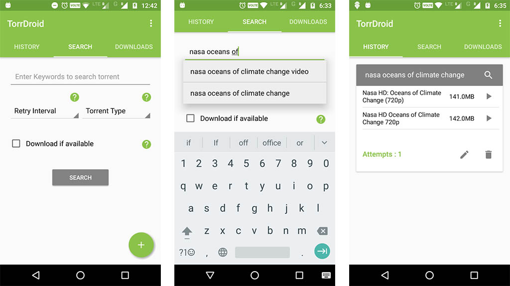 TorrDroid - best torrent downloader apps for android