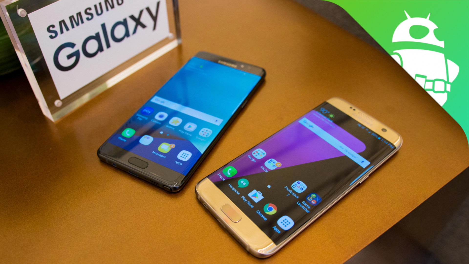 Samsung Galaxy Note 7 vs Galaxy Edge First Look - Android Authority