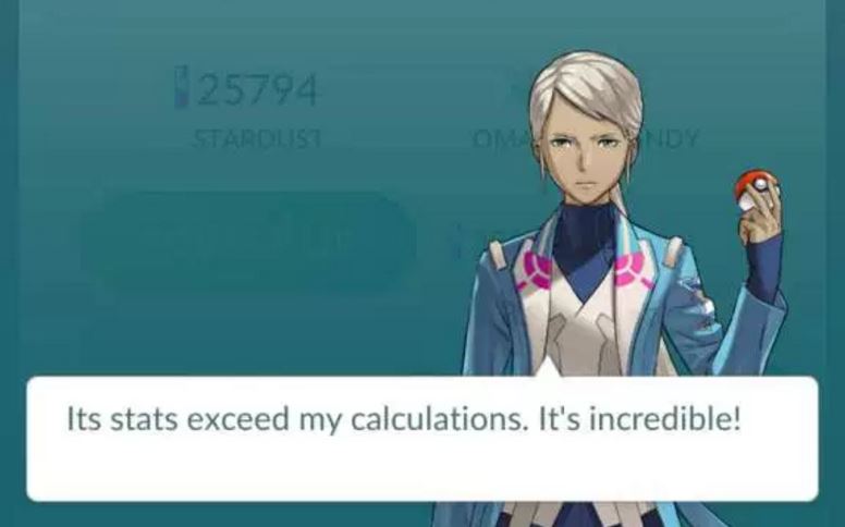 pokemon go appraisal