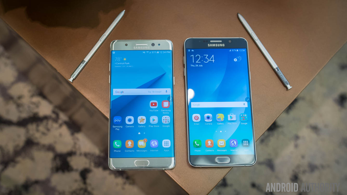 samsung galaxy note 7 vs note 5 quick look aa-8
